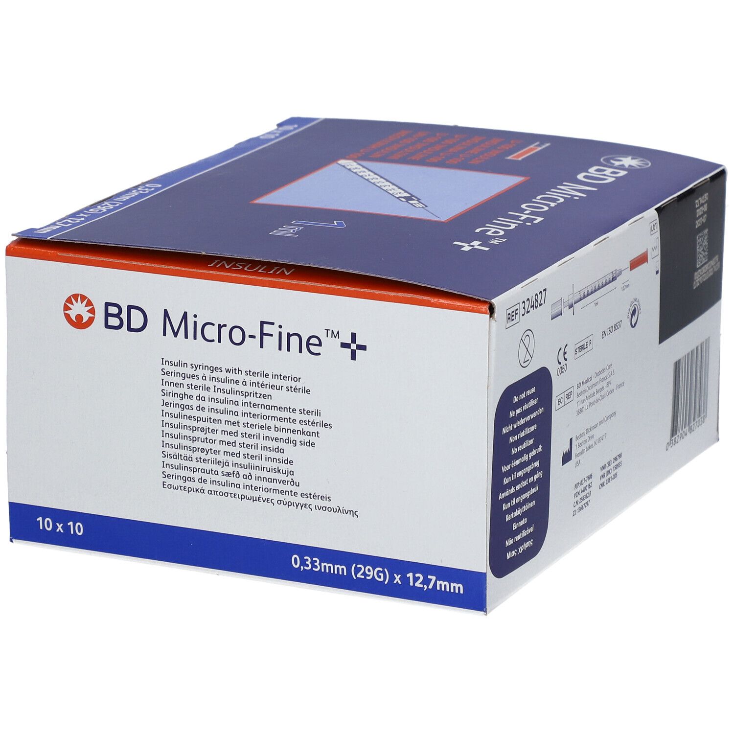 BD Micro-fine + U-100 Insulin 0,33 mm x 12.7 mm