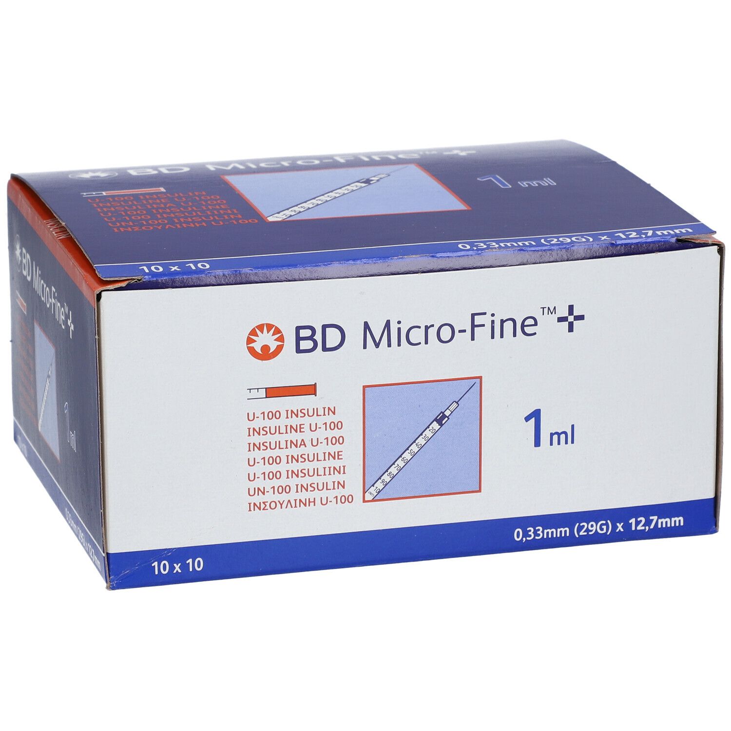 BD Micro-fine + U-100 Insulin 0,33 mm x 12.7 mm