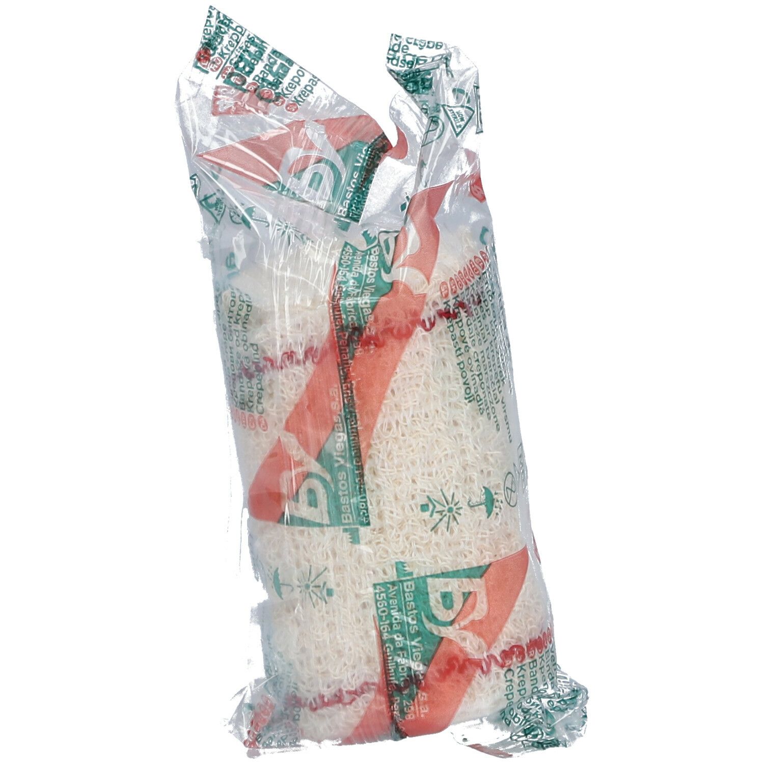 Zeno Krepp-Bandage 7 cm x 4 m + Rotes Filet