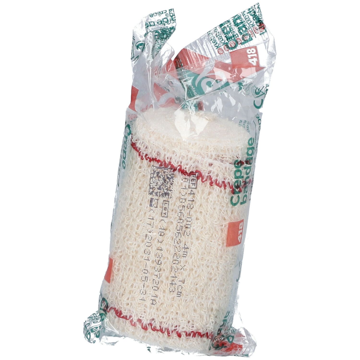 Zeno Krepp-Bandage 7 cm x 4 m + Rotes Filet