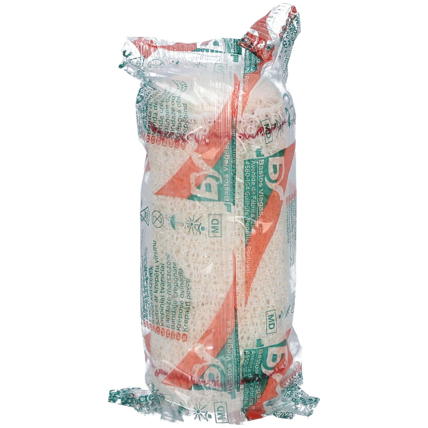 Zeno Krepp-Bandage 10 cm x 4 m + Rotes Filet