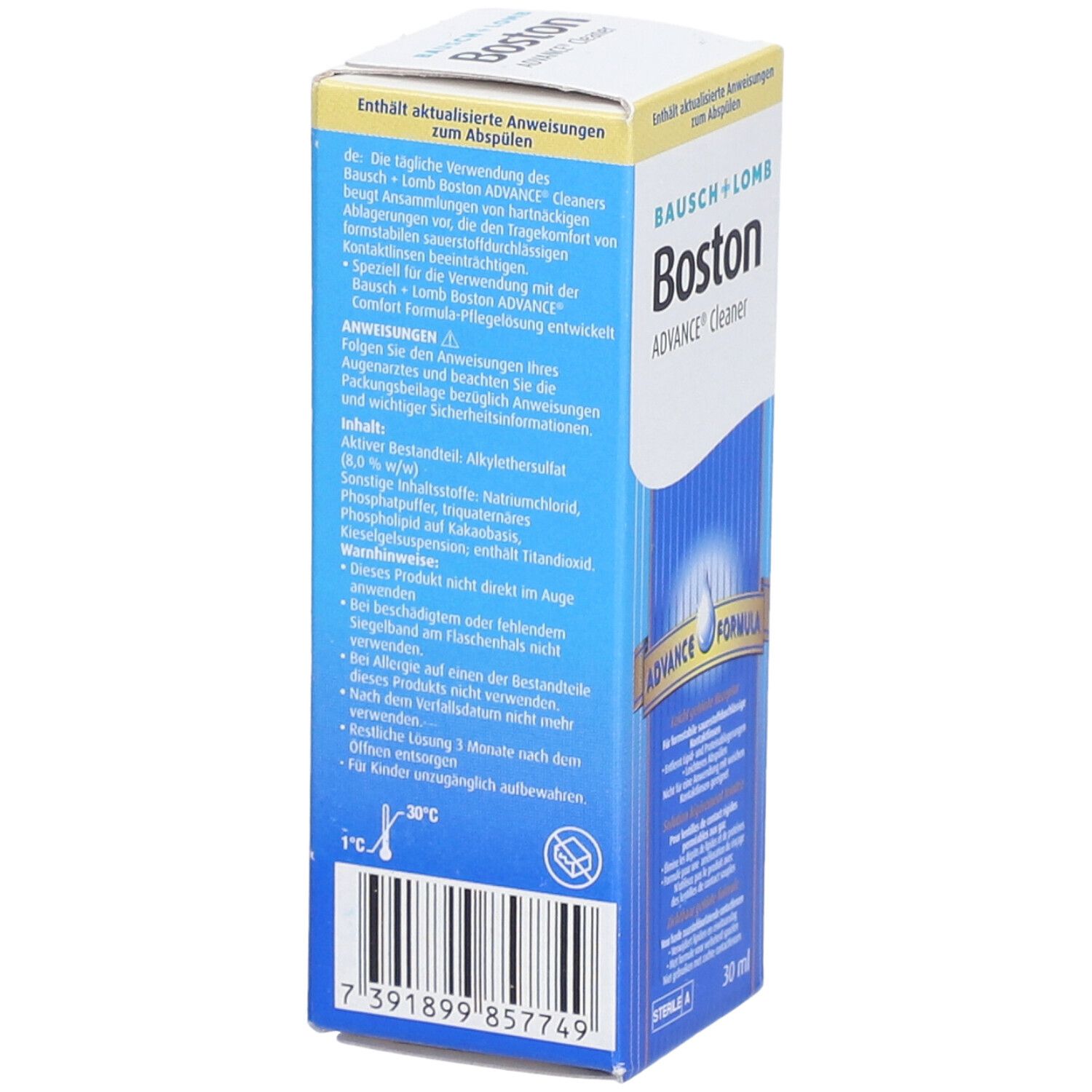Boston® Cleaner Sichtbar eingefärbte Lösung