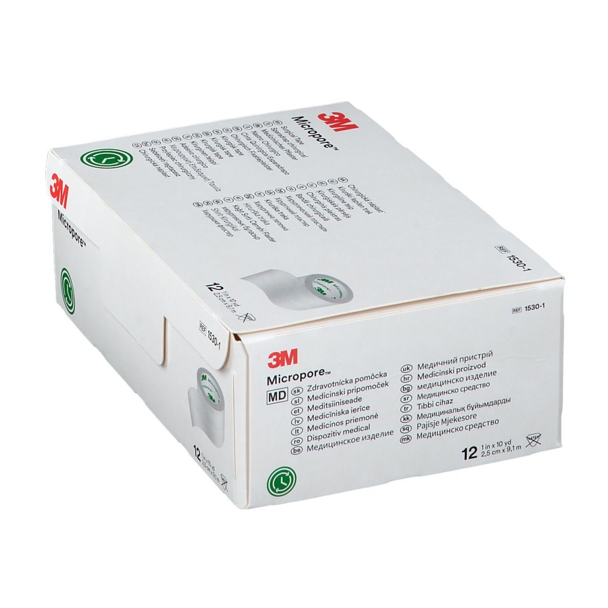 3M™ Micropore™ Sparadrap Chirurgical 2,5 cm x 9,1 m