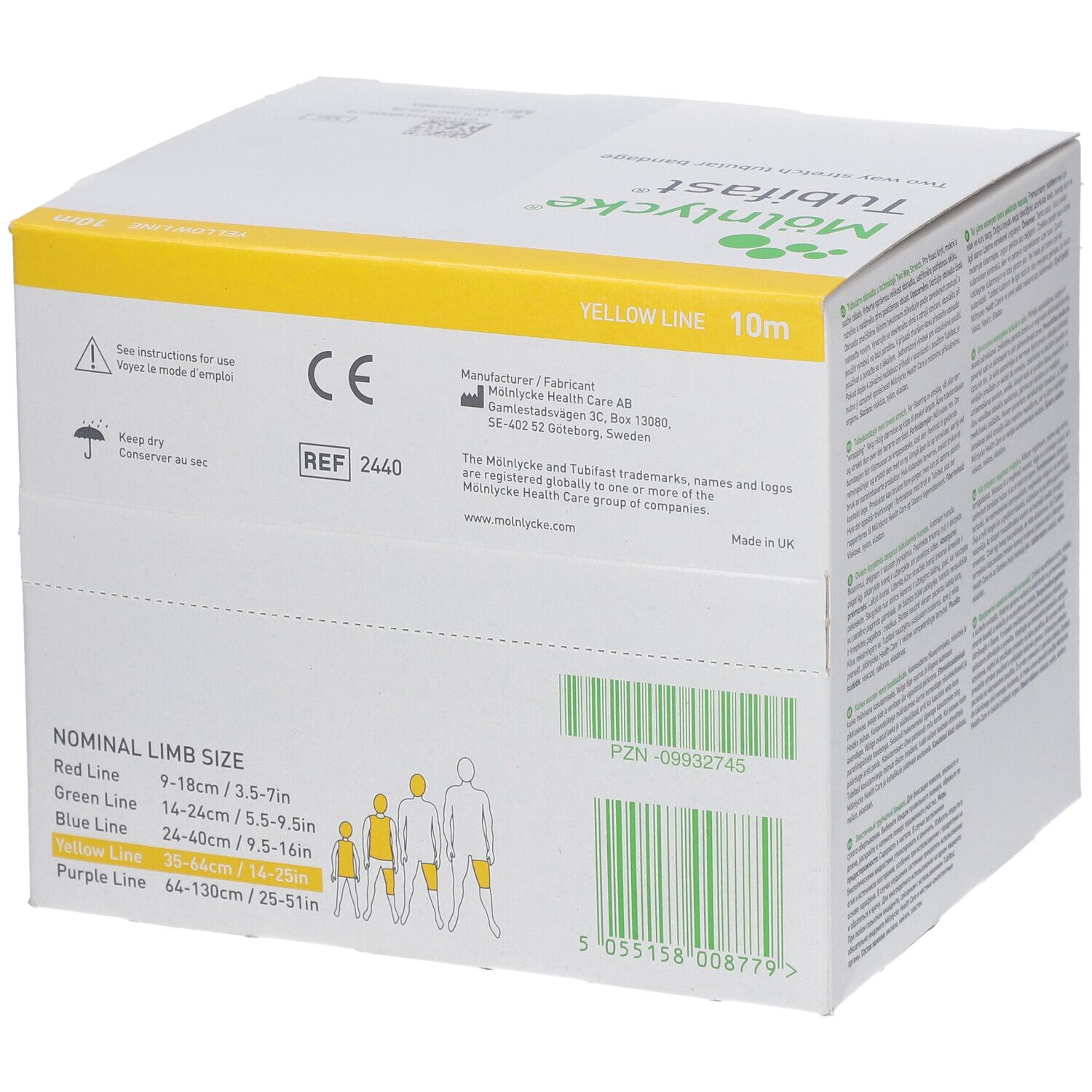 Tubifast® 2-Way Stretch® 10,75 cm x 10 m jaune