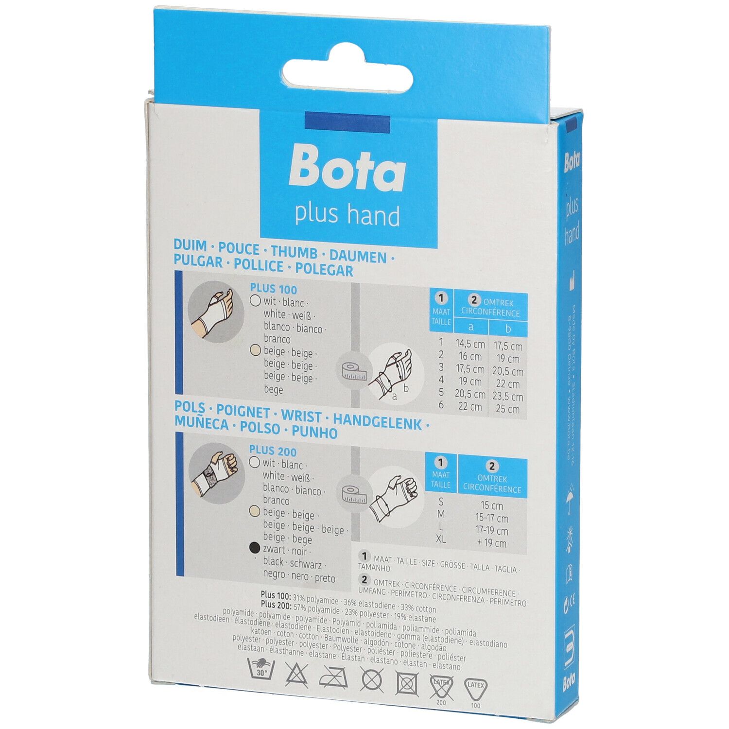 Bota Plus Serre-Poignet-Main + Pouce 100  Taille 3