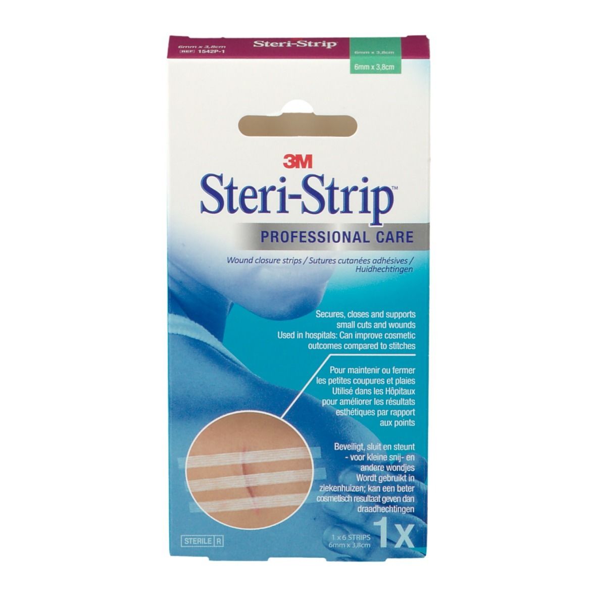 3M Steri-Strip™ Wundverschlussstreifen 6 mm x 3,8 cm