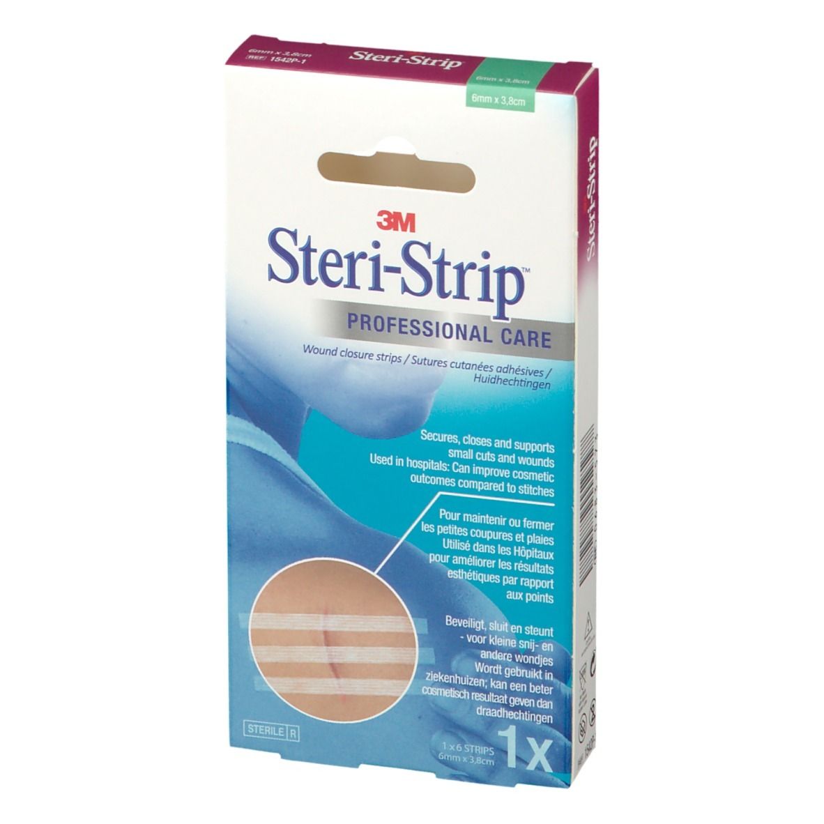 3M Steri-Strip™ Wundverschlussstreifen 6 mm x 3,8 cm