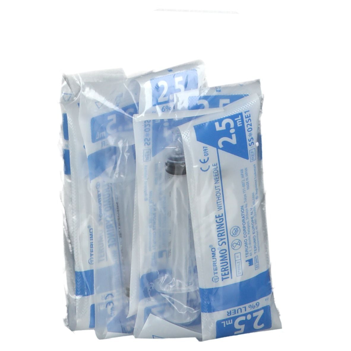 TERUMO® Einwegspritze 2,5 ml ohne Nadel Luer SS-02SE1