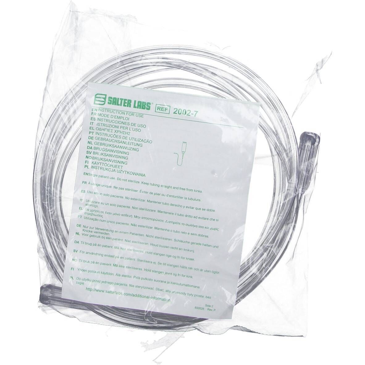 SALTER LABS® Sauerstoffschlauch 2,1 m
