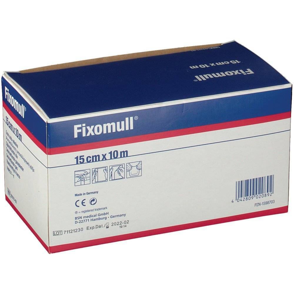 Fixomull® Hautfreundliche Klebemull 15 cm x 10 m