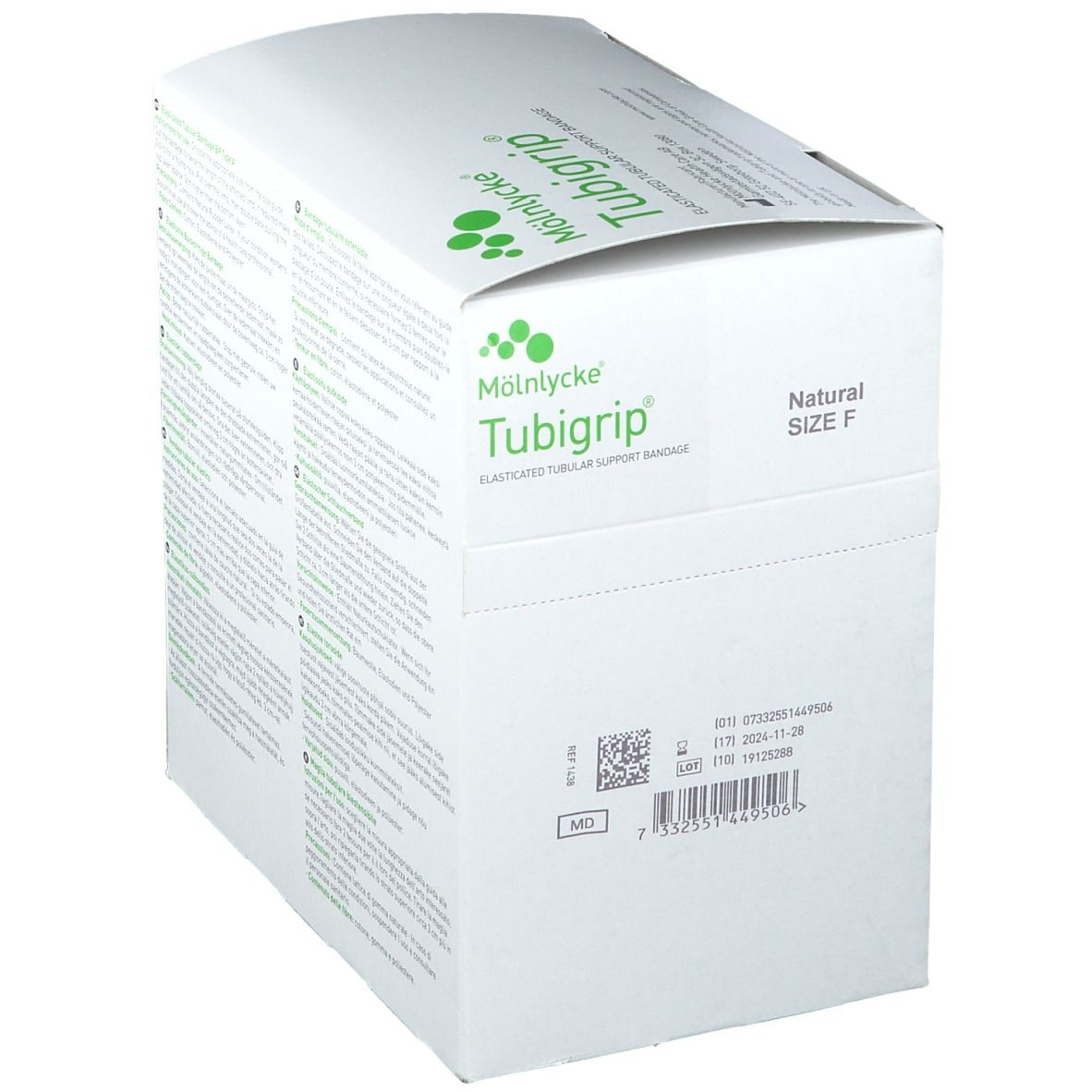 Tubigrip® Stretch-Schlauchbandage Weiß 10 m Größe F