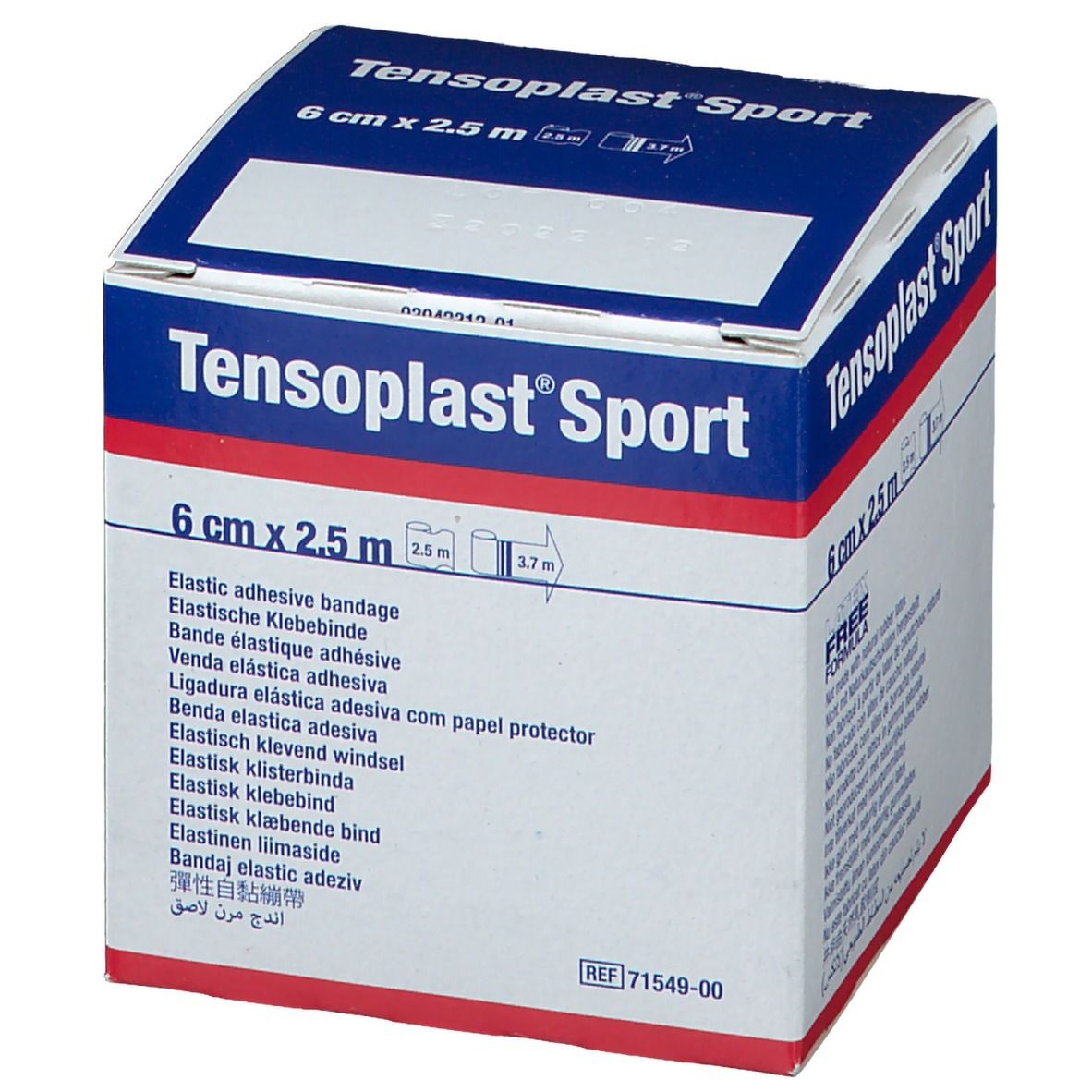 Tensoplast® Sport Elastische Klebebinde 6 cm x 2,5 m