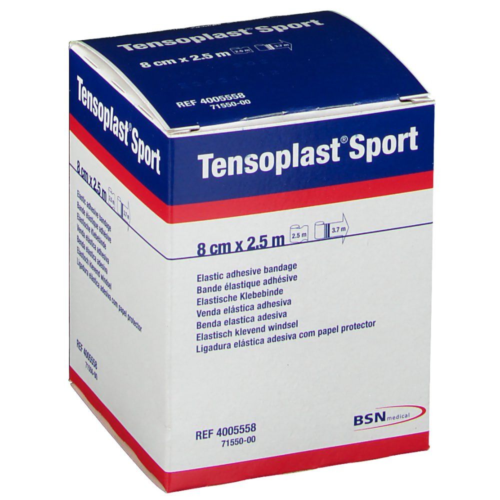 Tensoplast® Sport Elastische Klebebinde 8 cm x 2,5 m