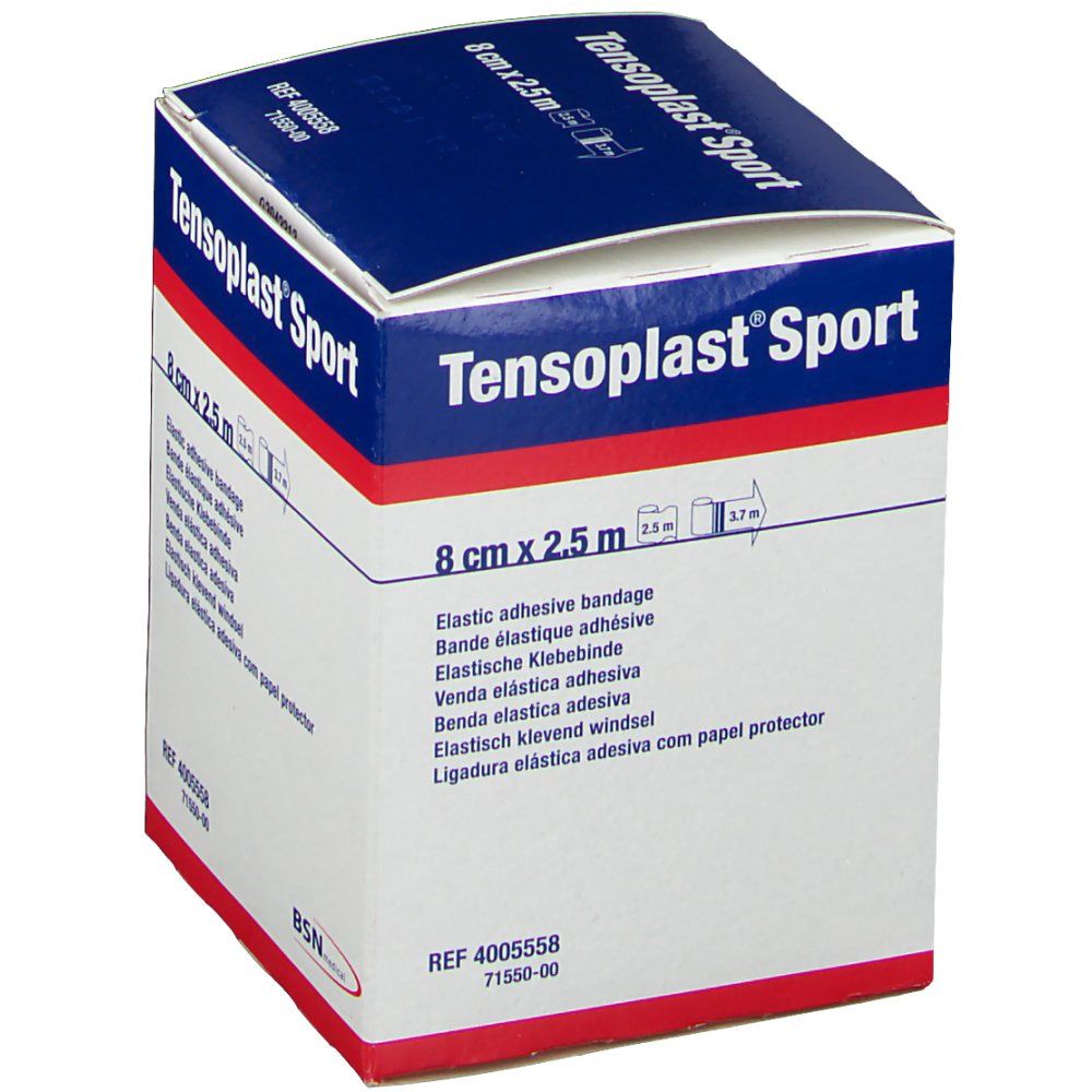 Tensoplast® Sport Elastische Klebebinde 8 cm x 2,5 m