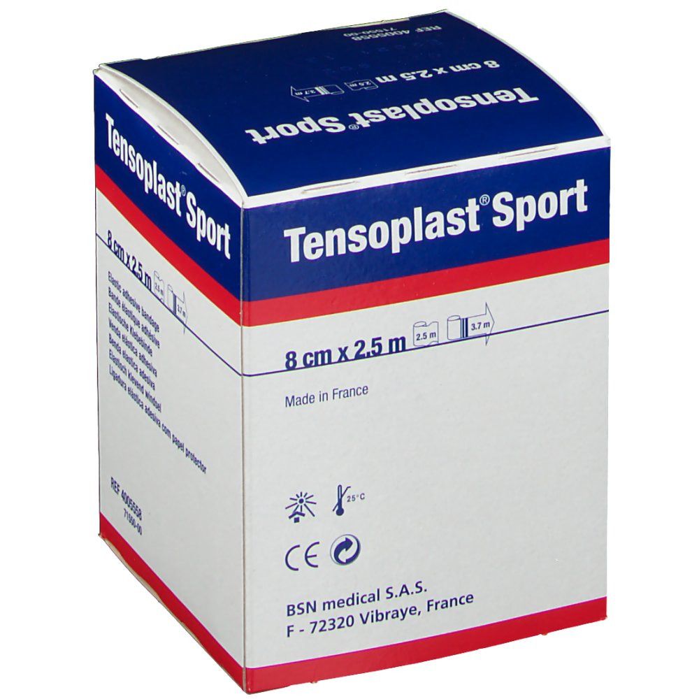 Tensoplast® Sport Elastische Klebebinde 8 cm x 2,5 m