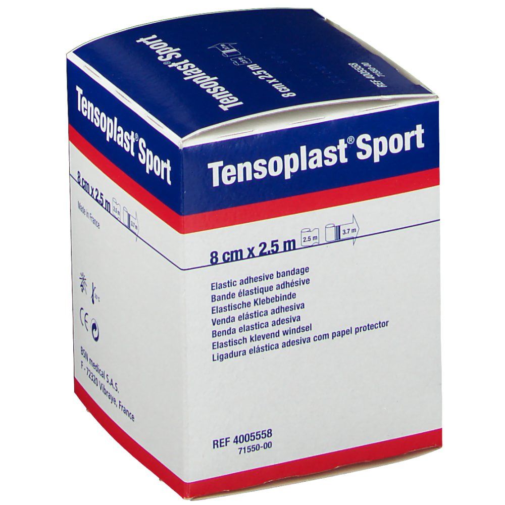 Tensoplast® Sport Elastische Klebebinde 8 cm x 2,5 m