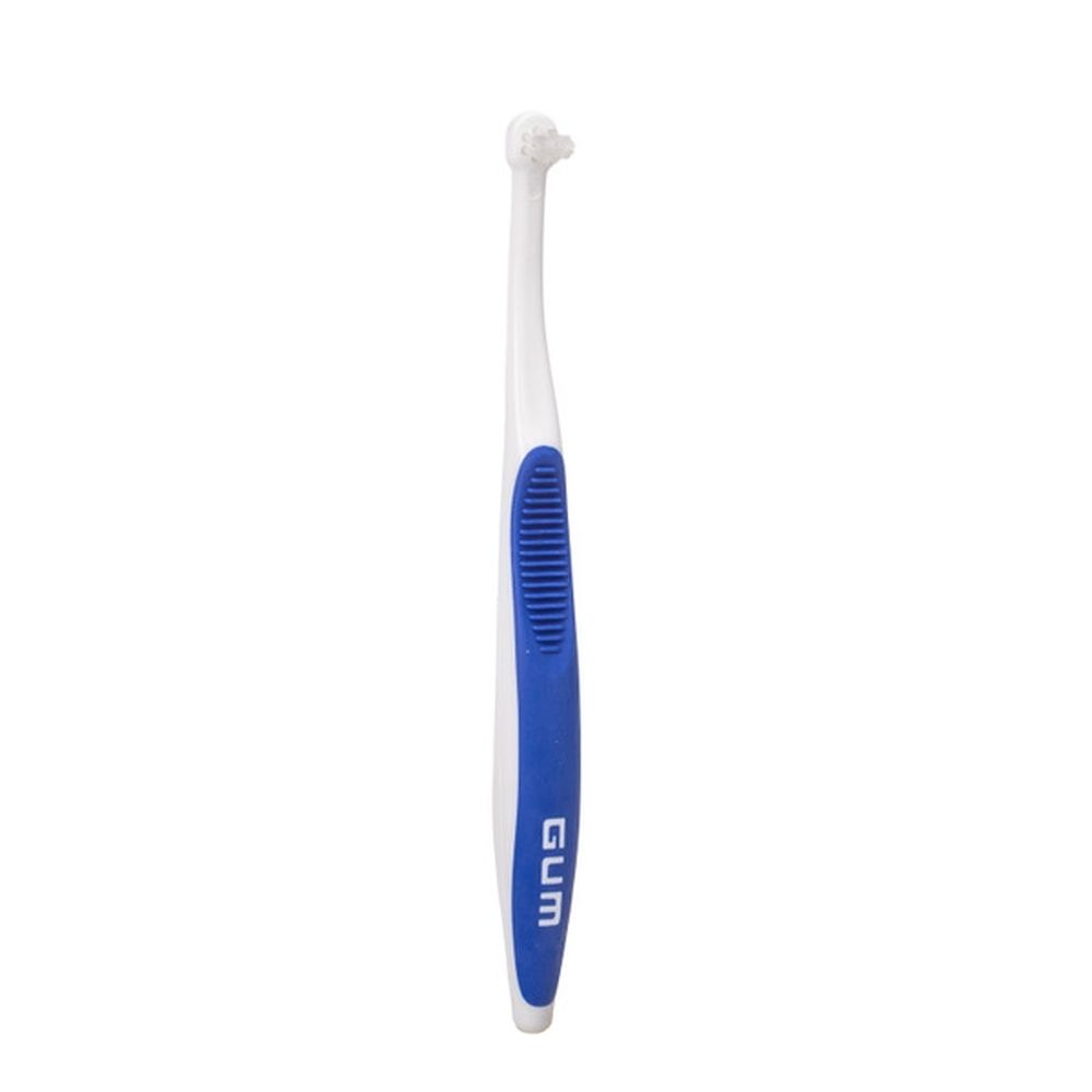 GUM End-Tuft brosse à touffes, bleu et blanc. Touffes individuelles. Sans emballage.