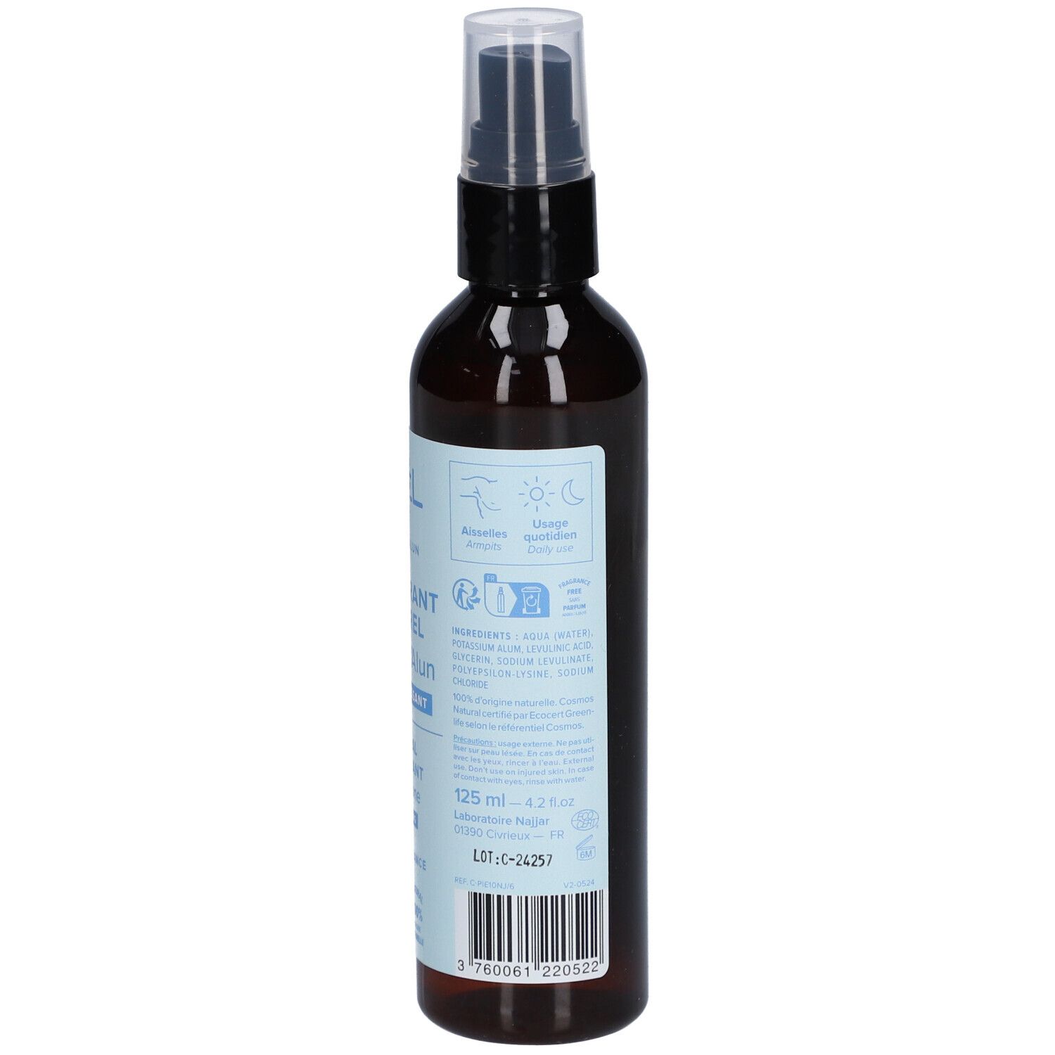 Najel Deodorant Pierre D Alun Naturel Spray 125ml