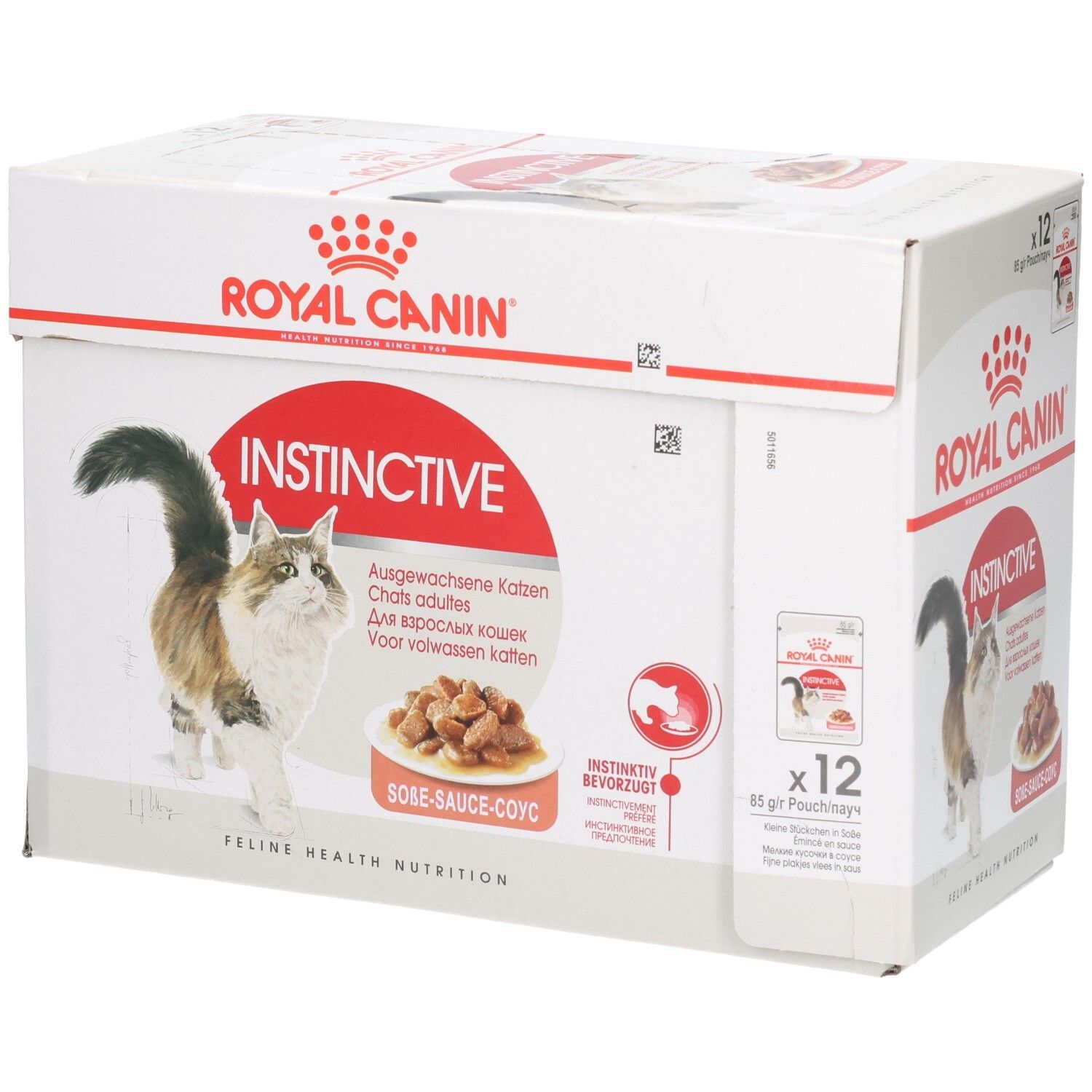 Royal Canin Instinctive Multipack für ausgewachsene Katzen, 12 x 85g Pouch.