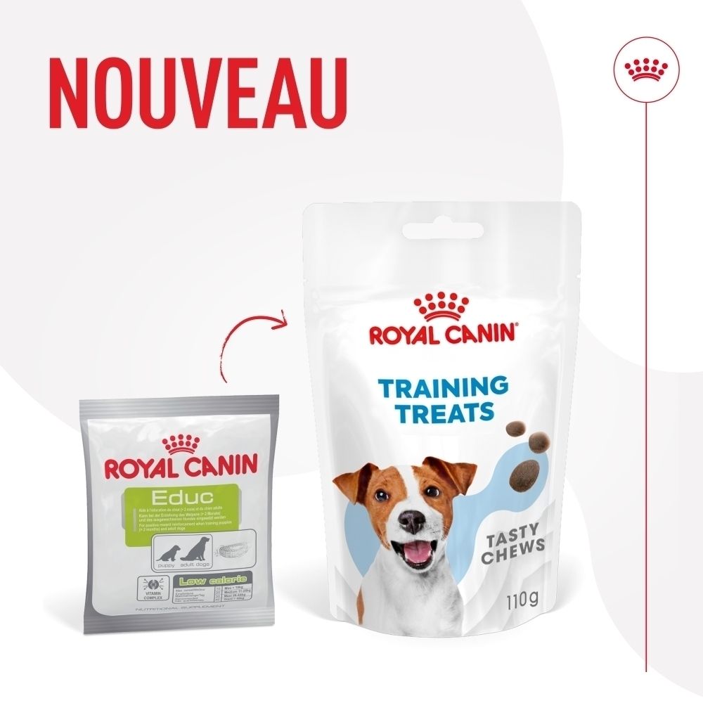 Sachet Royal Canin Training Treats : Nouveau produit.