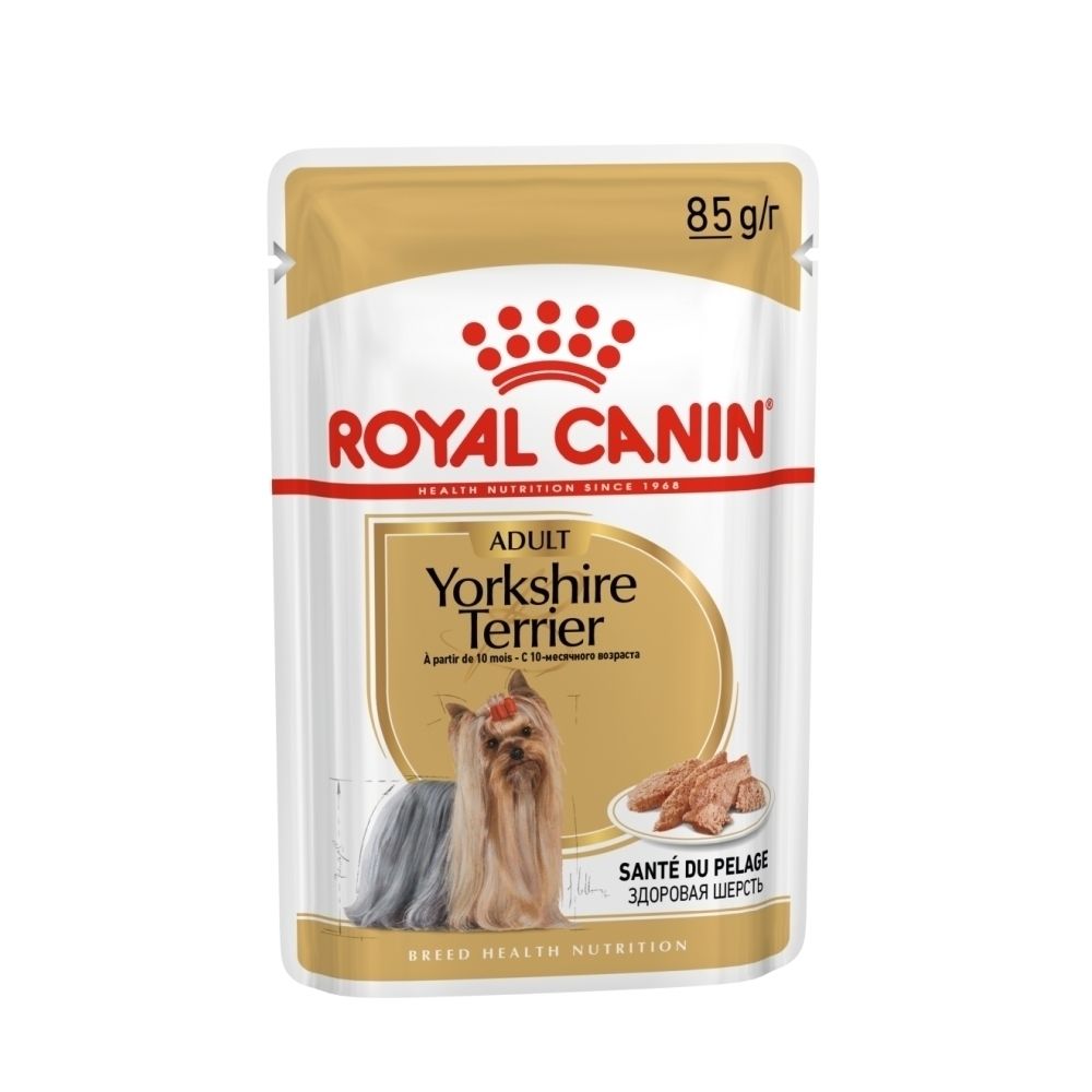 Royal Canin Adult Yorkshire Terrier Futterbeutel, 85g.