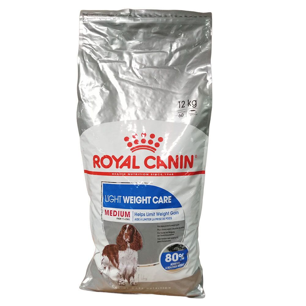 Royal Canin MEDIUM LIGHT WEIGHT CARE Hundefutter, 12kg Beutel.