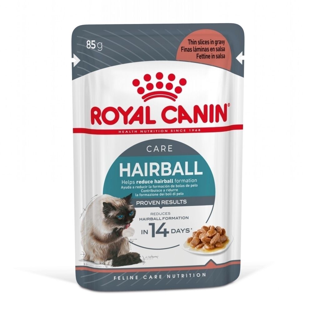 Royal Canin Hairball Care Katzenfutter im 85g Beutel.