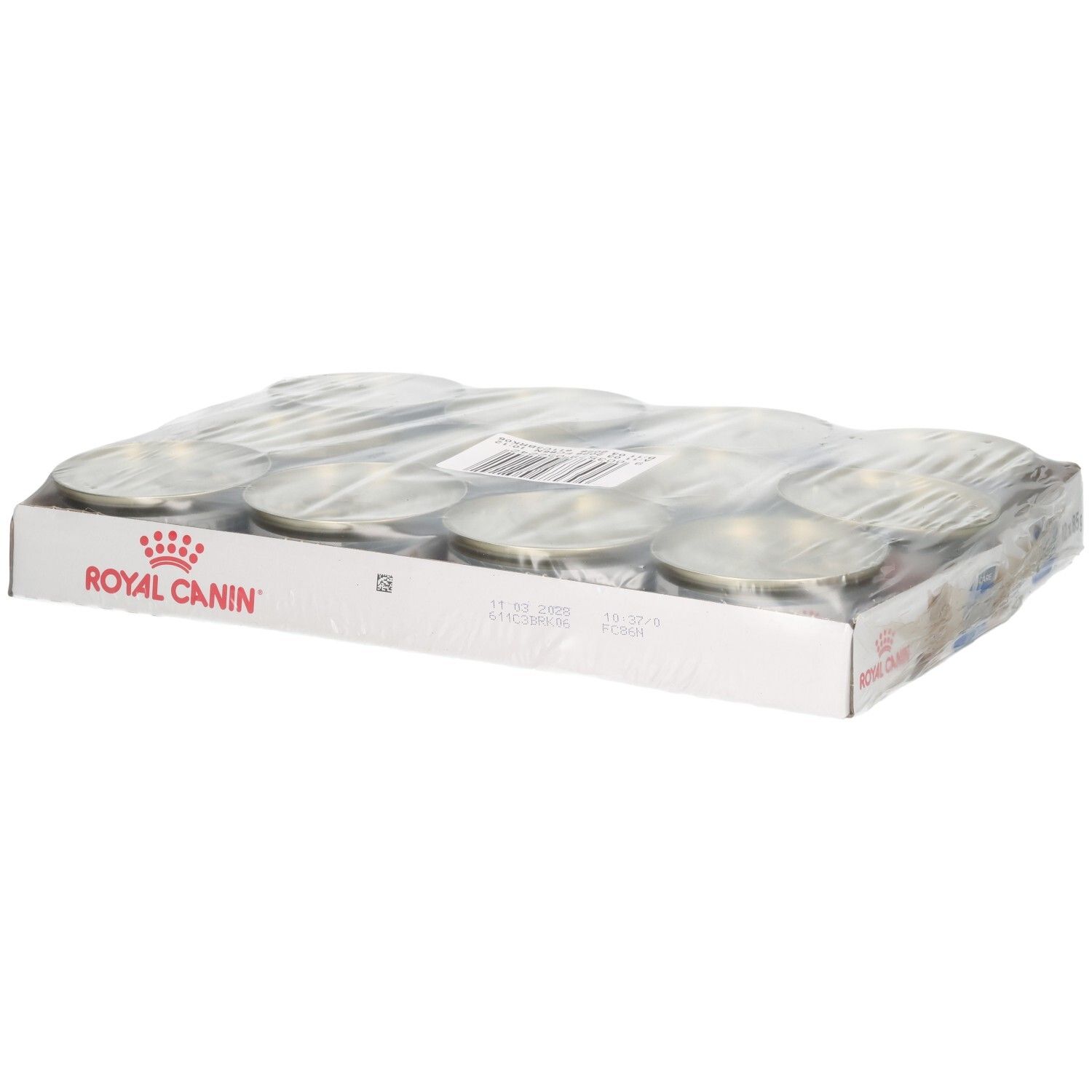 Royal Canin Light Weight Mousse für Katzen, 12x85g Packung.