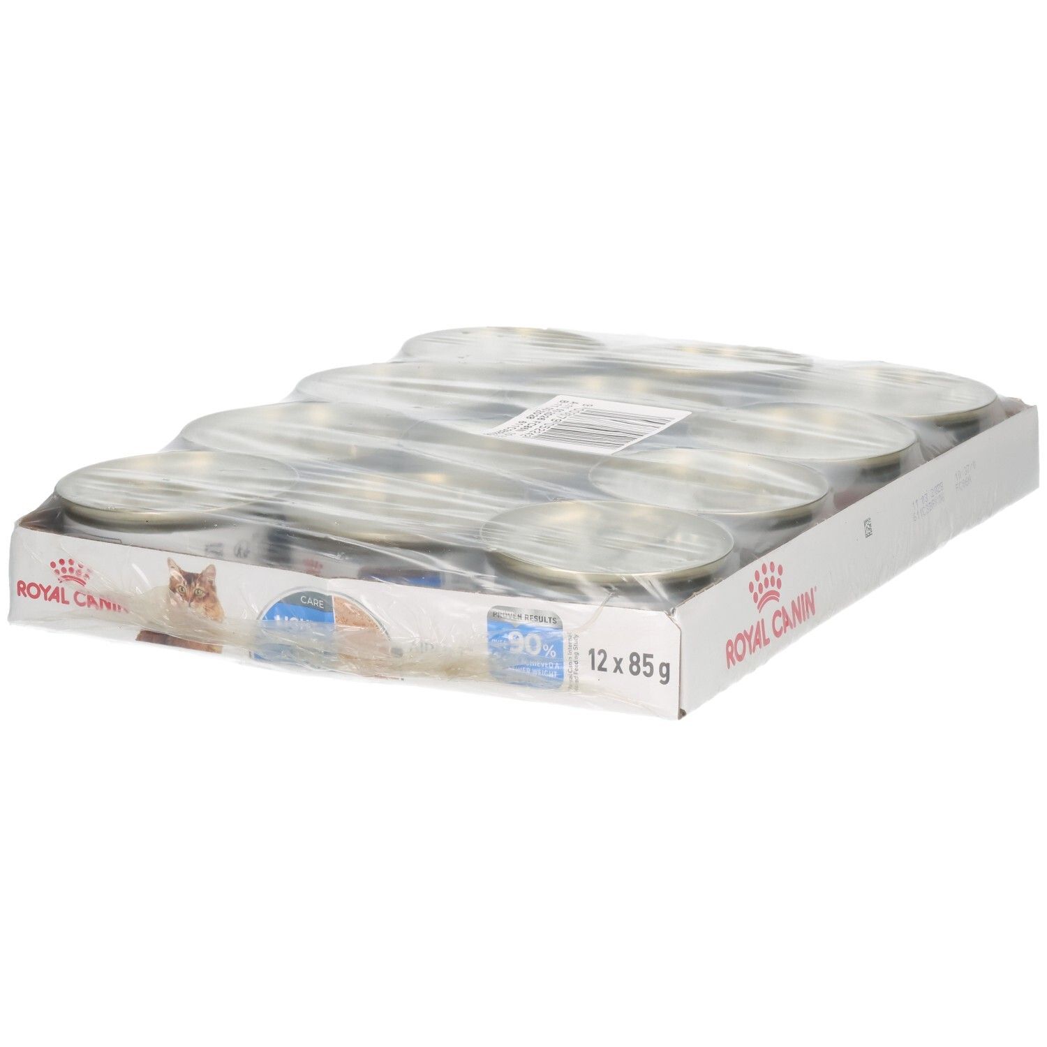 Royal Canin Light Weight Mousse für Katzen, 12x85g Packung.