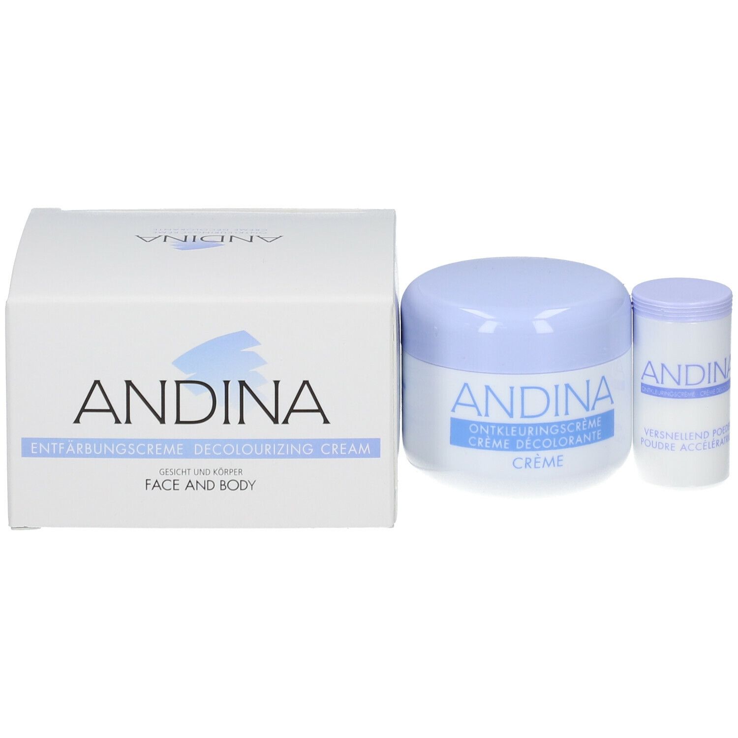 ANDINA Crème décolorante + Poudre accélératrice