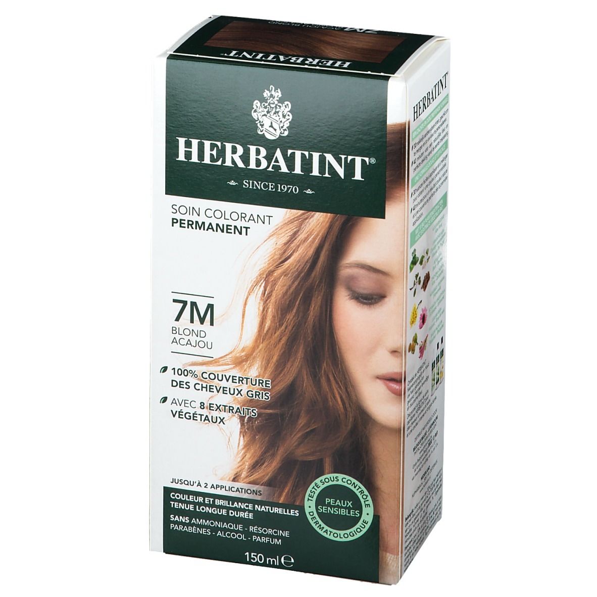 HERBATINT® Soin Colorant Permanent Blond Acajou 7M