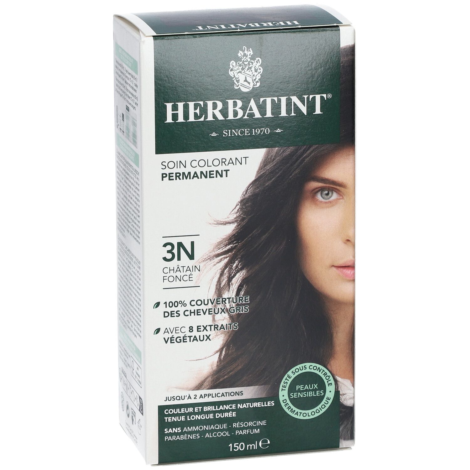 HERBATINT® 3N golden Kastanienbraun golden Blond permanent Haar Coloration