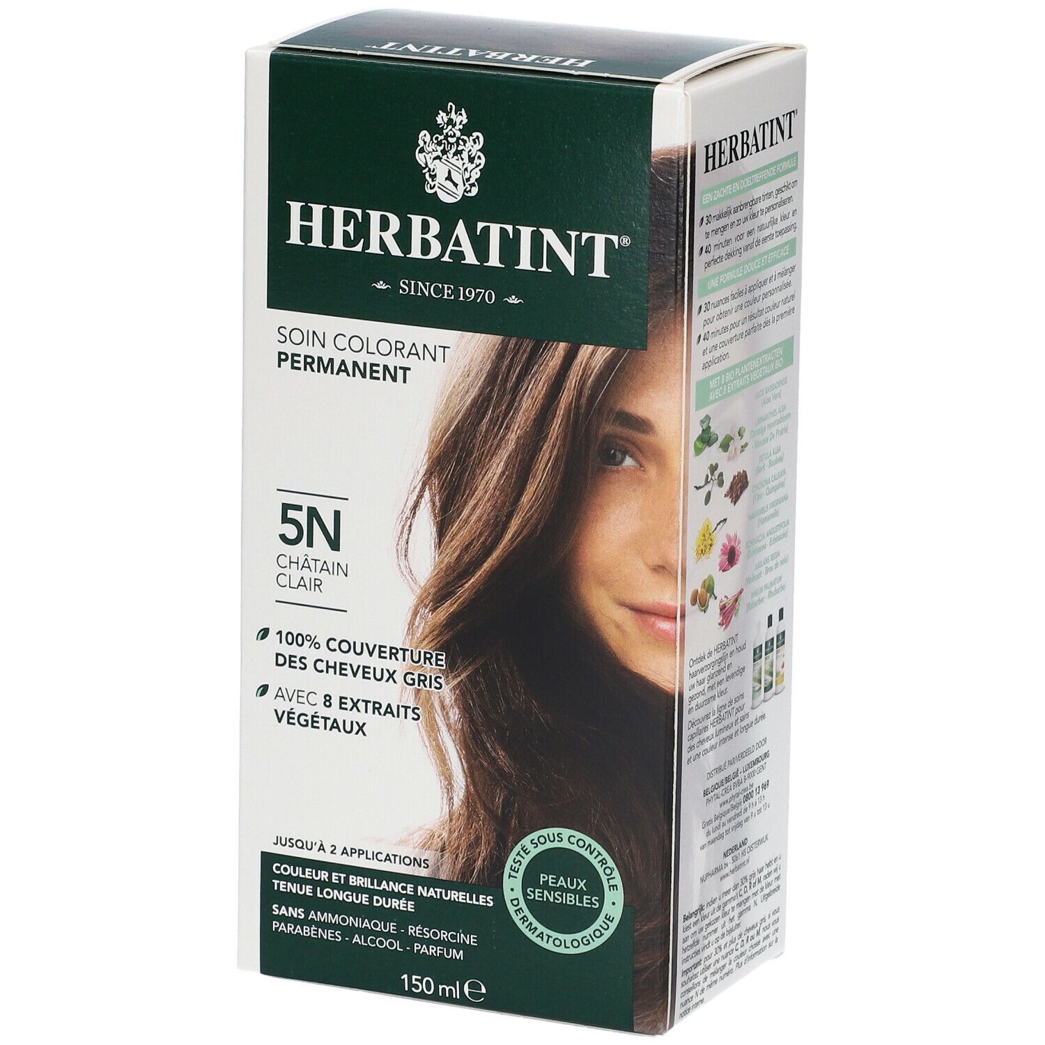 HERBATINT® 5N Kastanie permanent Haar Coloration