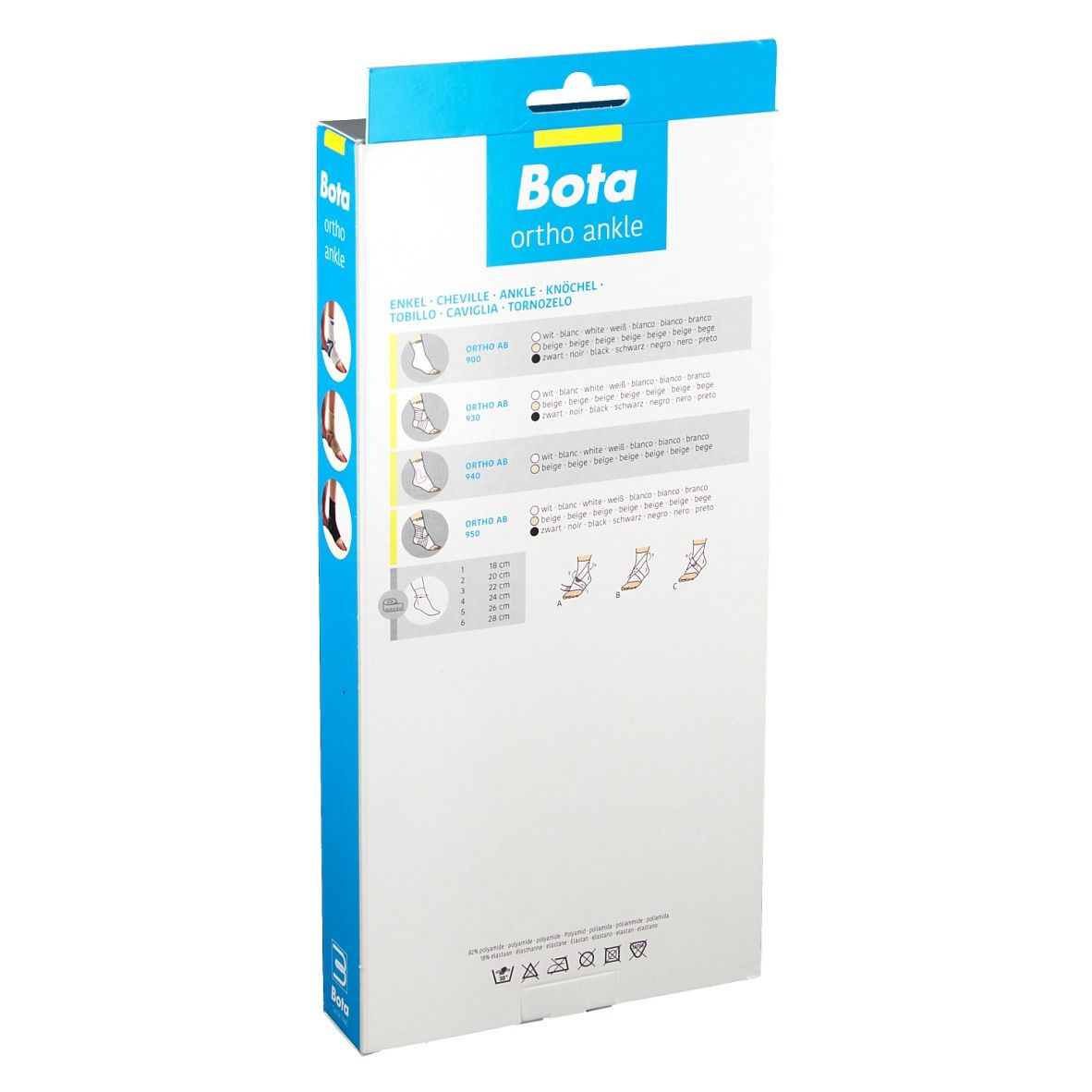 Bota Ortho 900 AB Bandage pour cheville Skin Taille 3