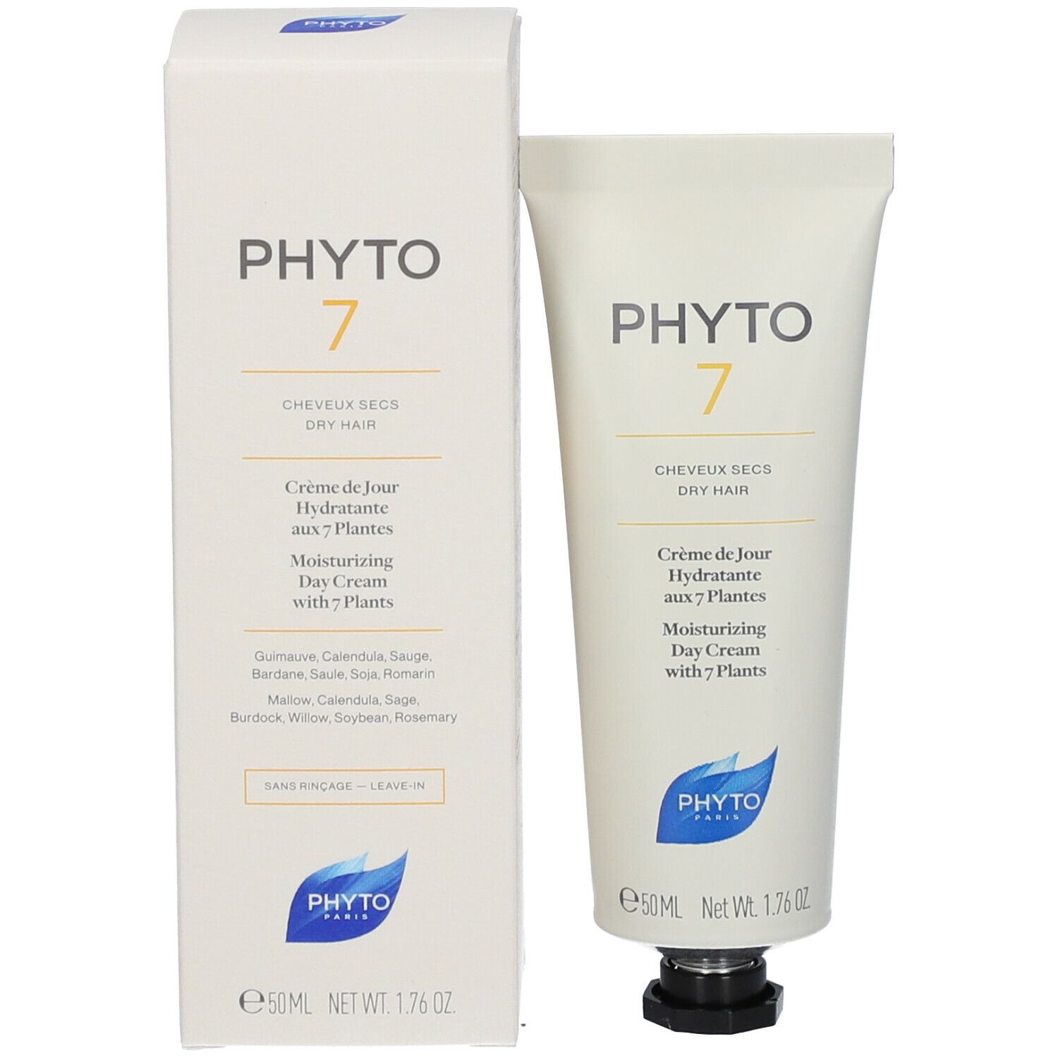 PHYTO PHYTO 7 Crème de Jour Hydratante Cheveux secs