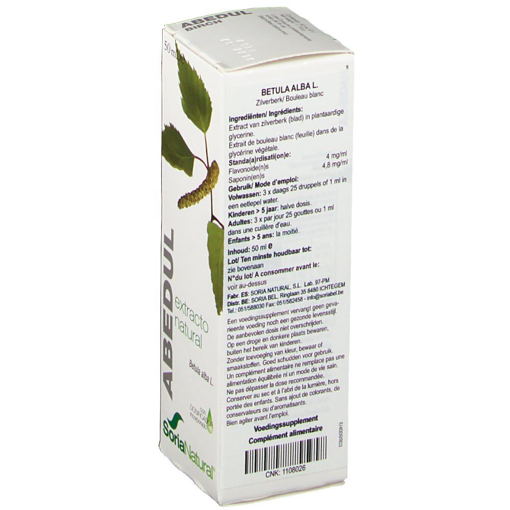 Soria Natural Betula Alba Extrakt
