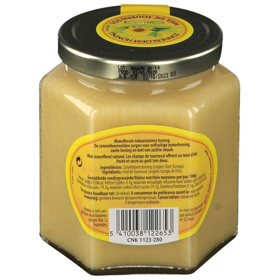 Melapi Miel de tournesol 500 g