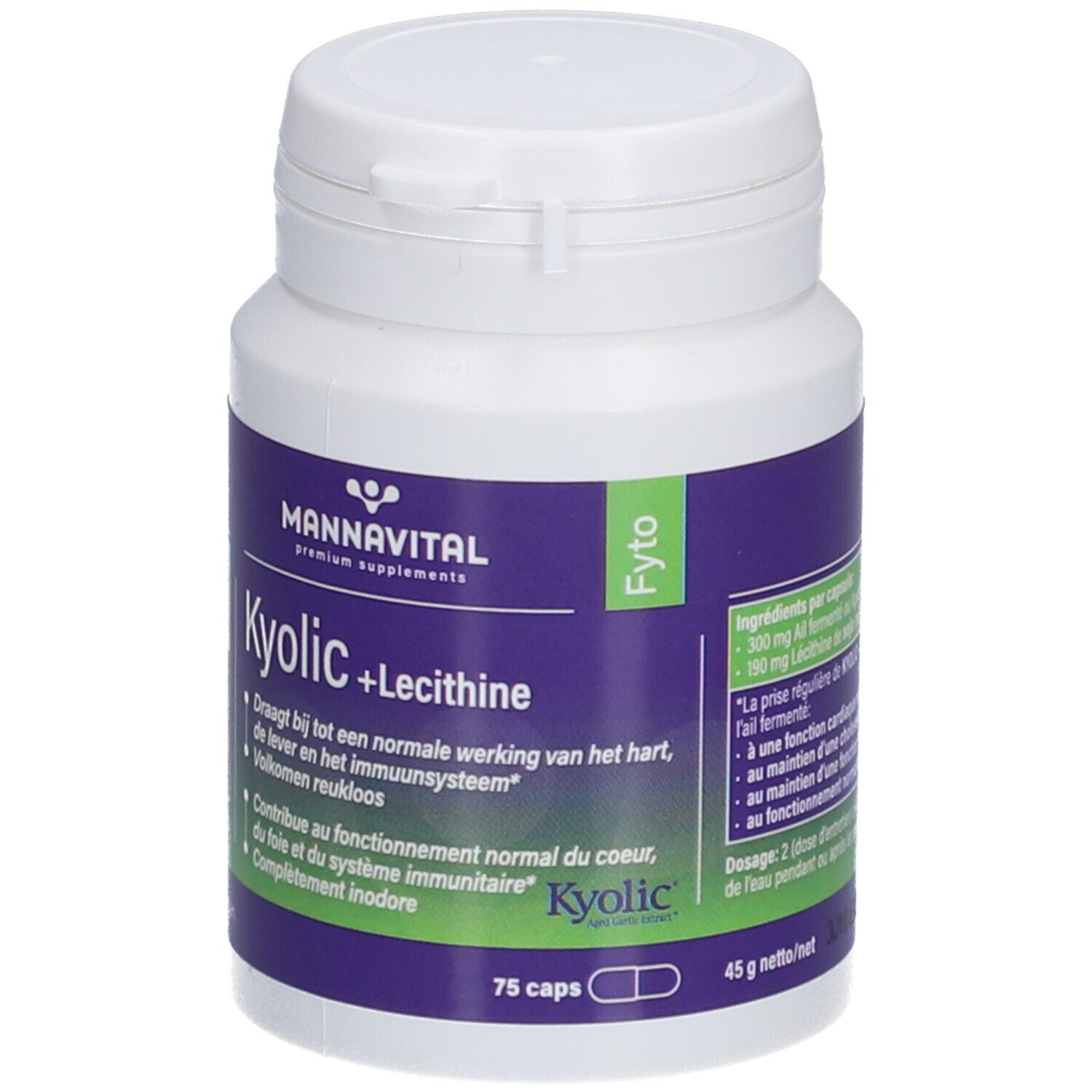 MannaVital Kyolic® + Lécithine