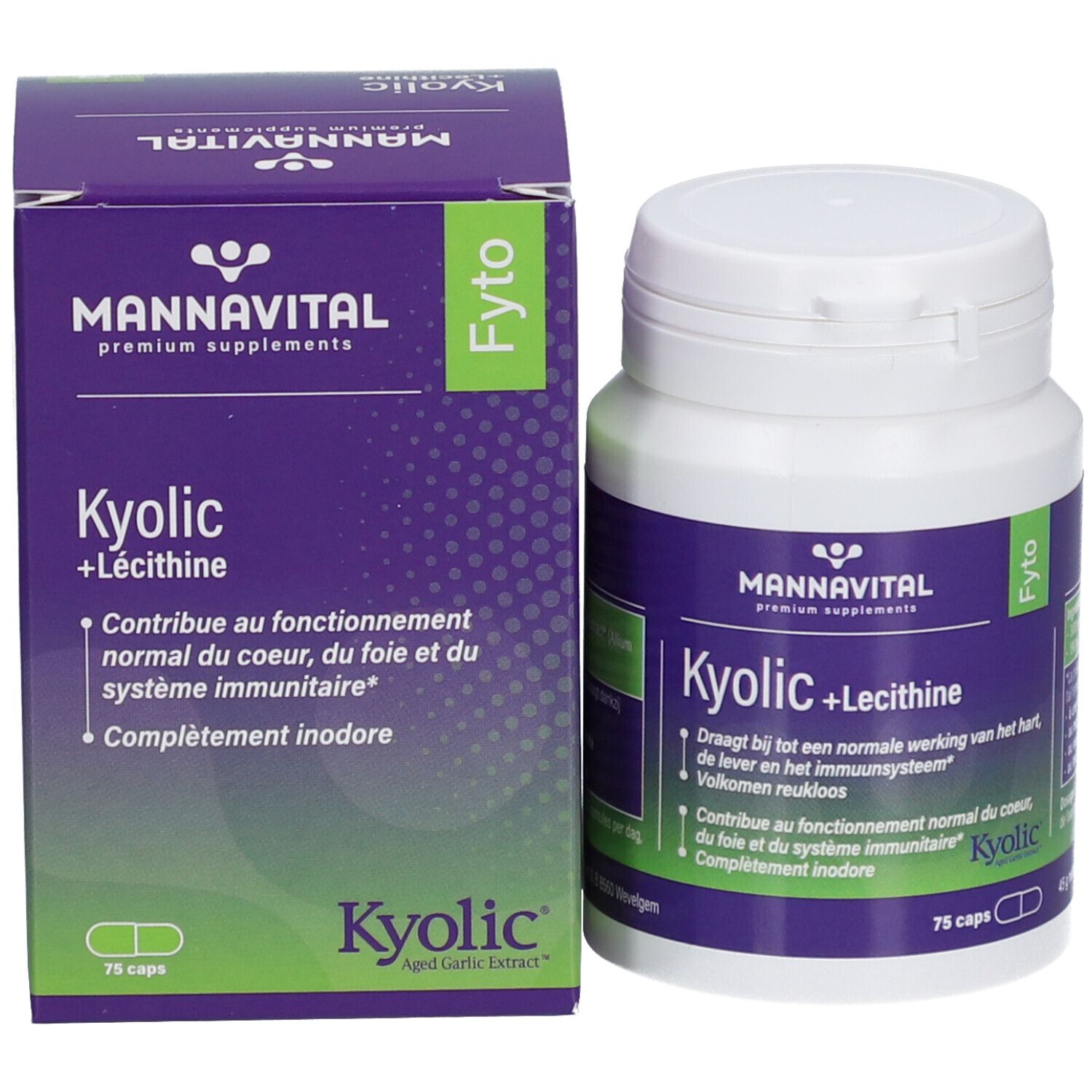 MannaVital Kyolic® + Lécithine