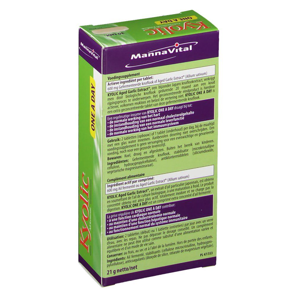 MannaVital® Kyolic One A Day