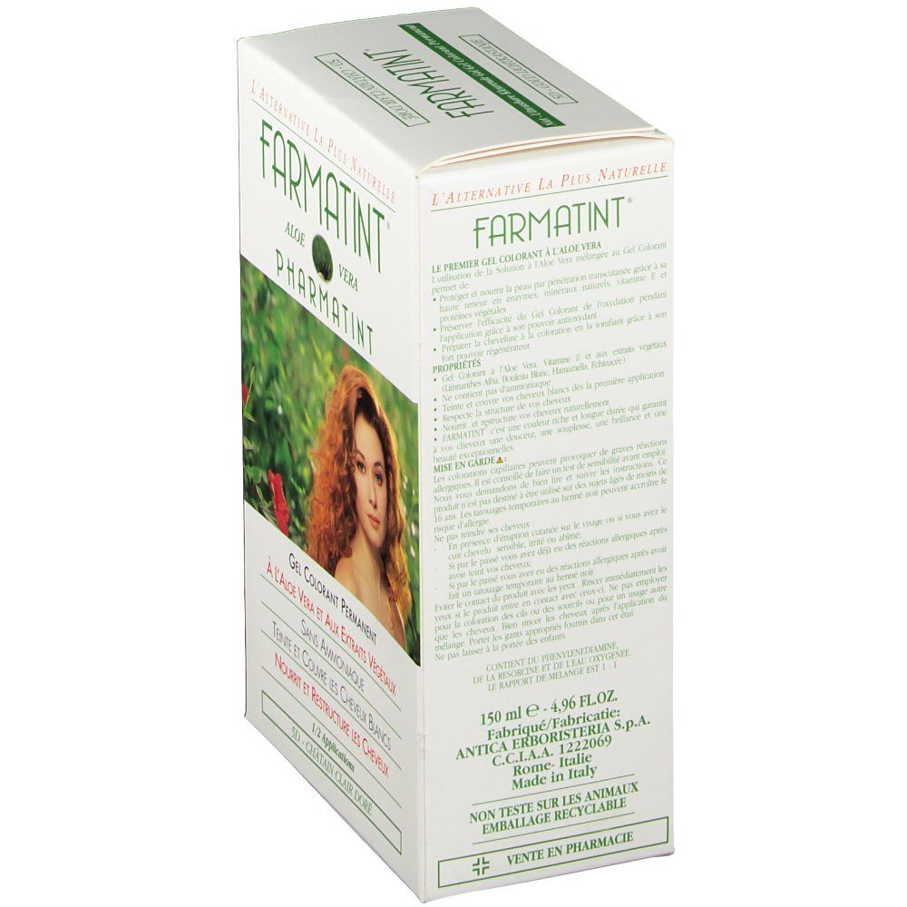 FARMATINT Gel Colorant Permanent Châtain Clair Doré 5D