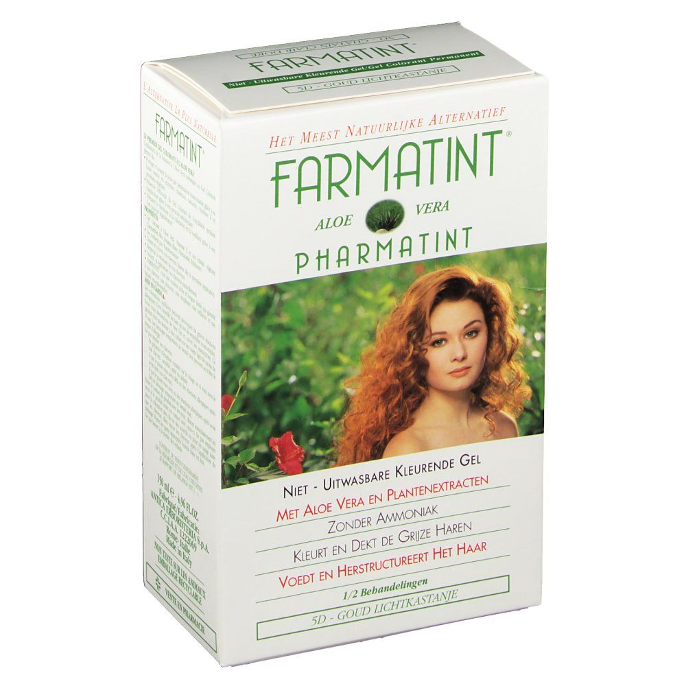 FARMATINT Gel Colorant Permanent Châtain Clair Doré 5D