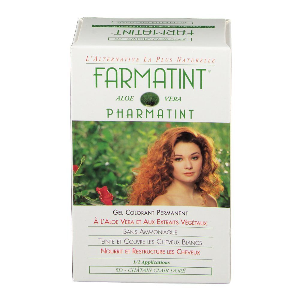 FARMATINT Gel Colorant Permanent Châtain Clair Doré 5D