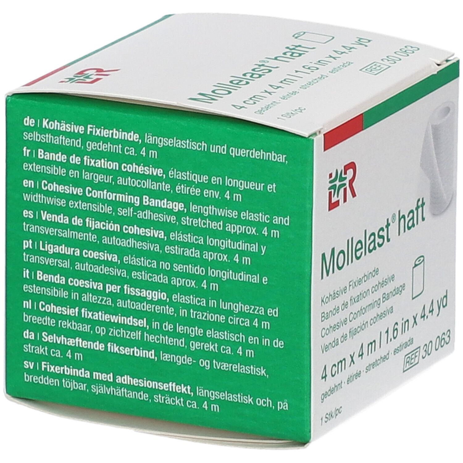 Lohmann & Rauscher Mollelast® haft Bande de fixation cohésive 4 cm x 4 m