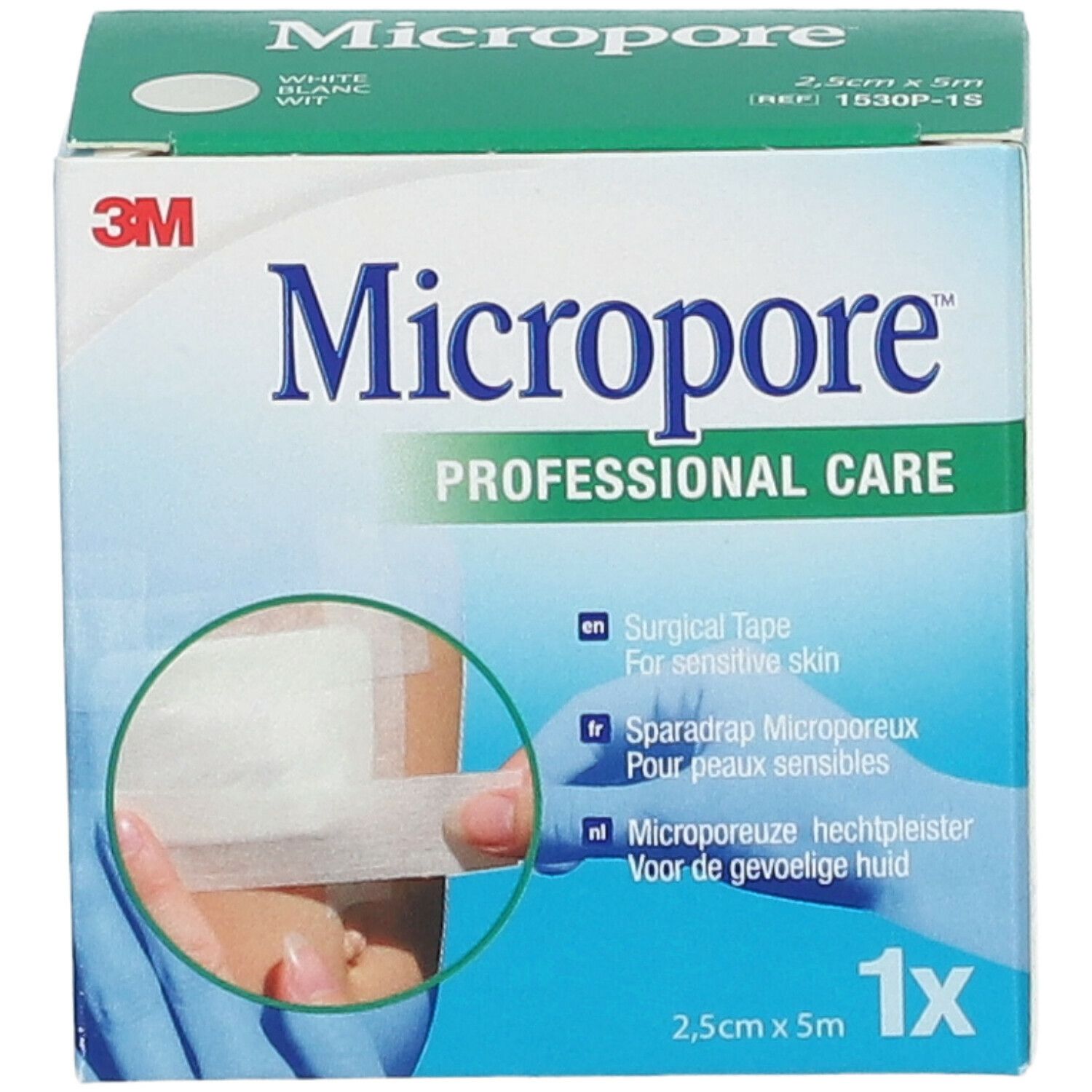 3M™ Medipore™ weiche chirurgische Pflaster 2,5 cm x 5 m