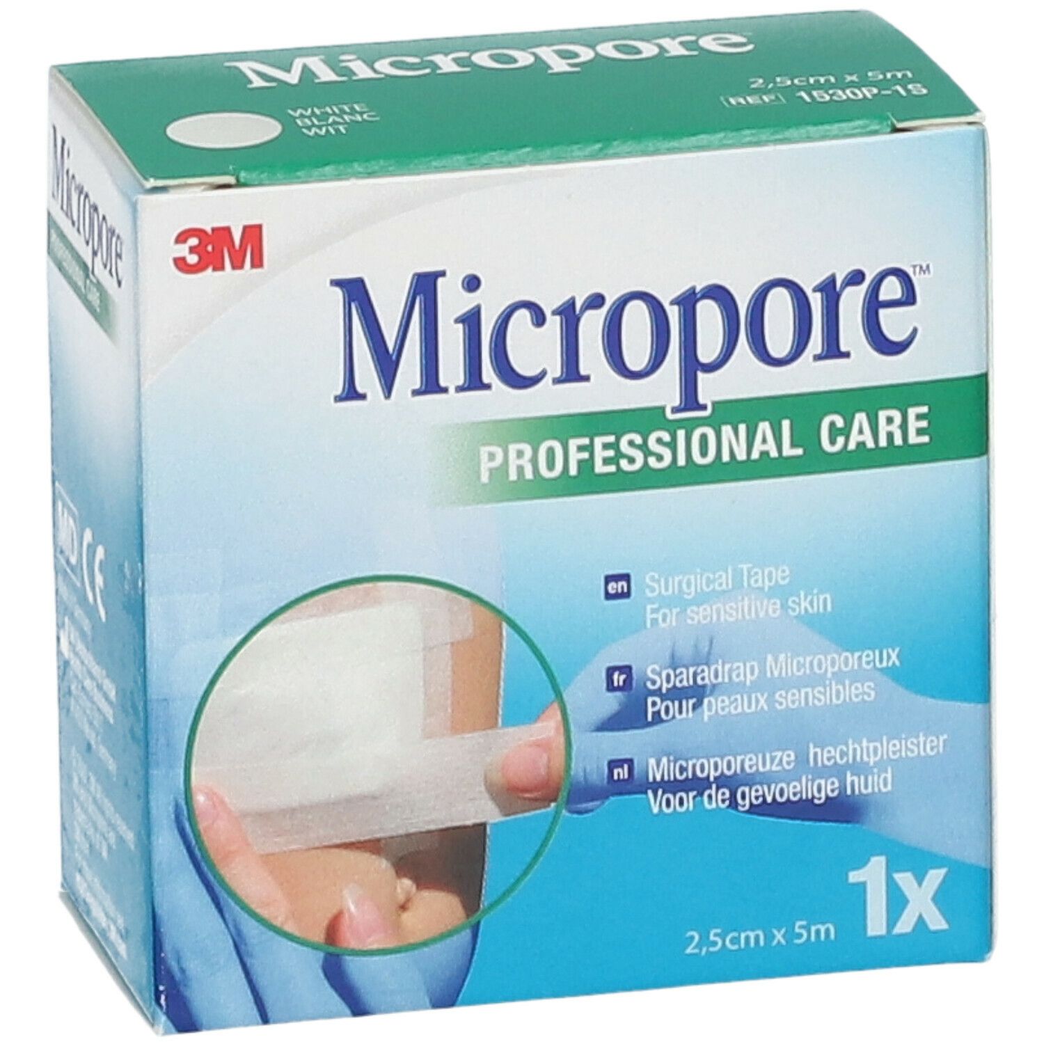 3M™ Medipore™ weiche chirurgische Pflaster 2,5 cm x 5 m