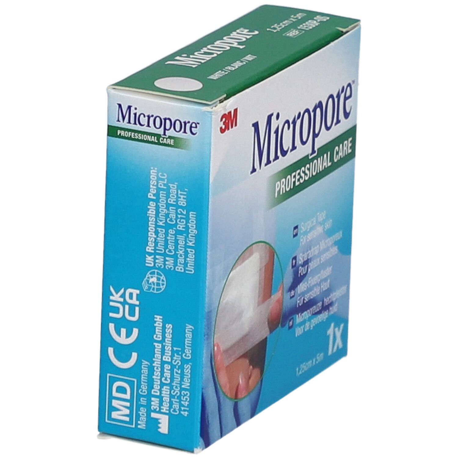 3M Micropore™ Sparadrap microporeux 5 m x 1,25 cm