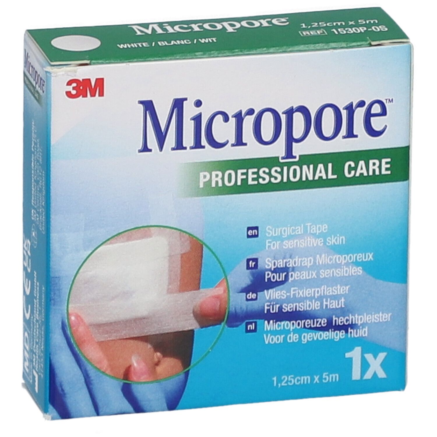 3M Micropore™ Sparadrap microporeux 5 m x 1,25 cm