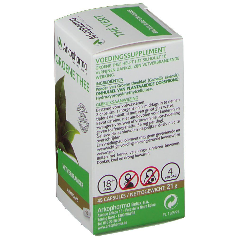Arkopharma Arkogélules Thé Vert