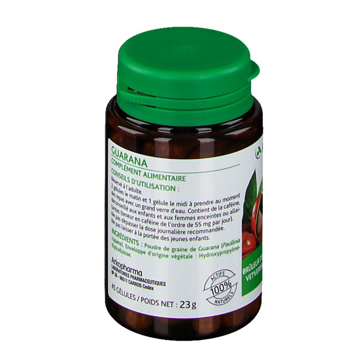 Arkocaps Guarana Capsules Végétales